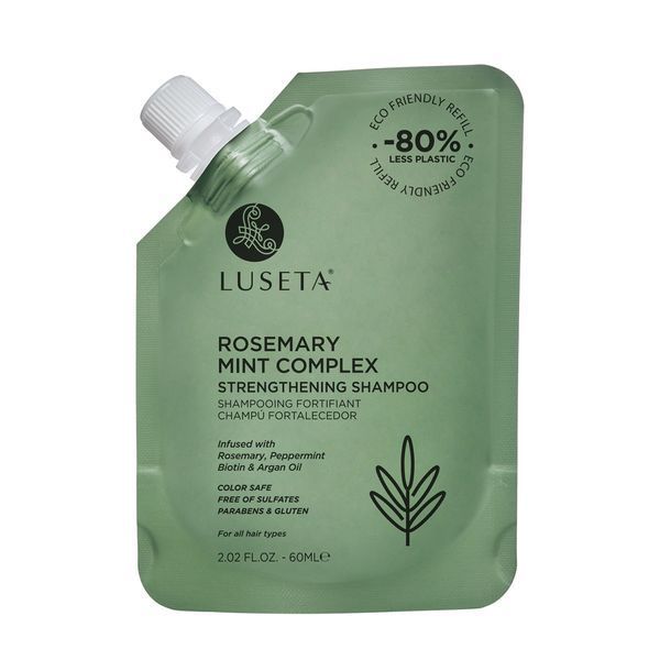 Освежающий набор для волос с жирными корнями и сухими кончиками Luseta Beauty Rosemary Mint Jet-Set Hair Refresh Kit LA7006 фото