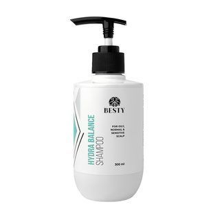 Шампунь балансуючий для зволоження та свіжості шкіри голови Besty Hydra Balance Shampoo 300 мл HB300 фото