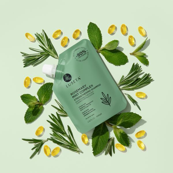 Шампунь для ретельного очищення, стимуляції росту та зволоження Luseta Beauty Rosemary Mint Complex 60 мл LA7006SH фото